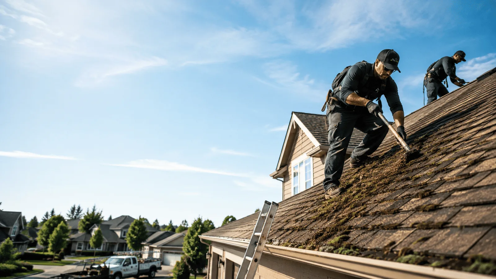 Roof Moss Removal in Bridgeton, IN near me